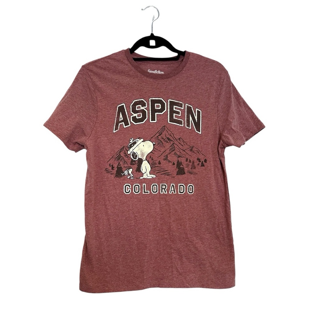 Goodfellow & Co. Peanuts Snoopy Aspen Colorado Woodstock T-Shirt Men Size Small